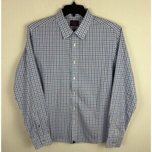 Men’s UNTUCK It Dress Shirt / Button Up Shirt / Plaid / Size Large Long Sleeve